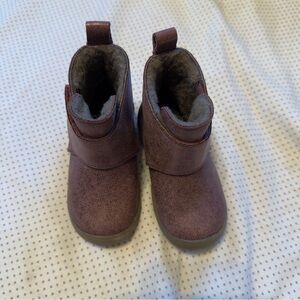 Cozy Brown Kids Boots